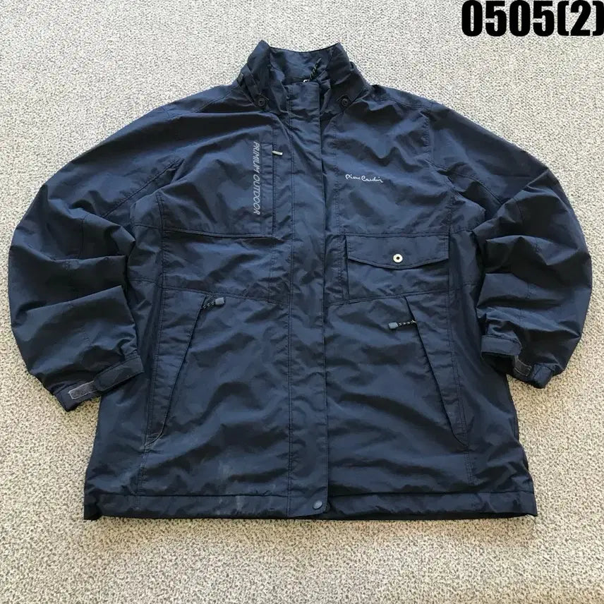 [BUNJANG] Pierre Cardin Navy Windbreaker Jacket (Size 95) / 피에르가르뎅 네이비 바람막이 자켓 95