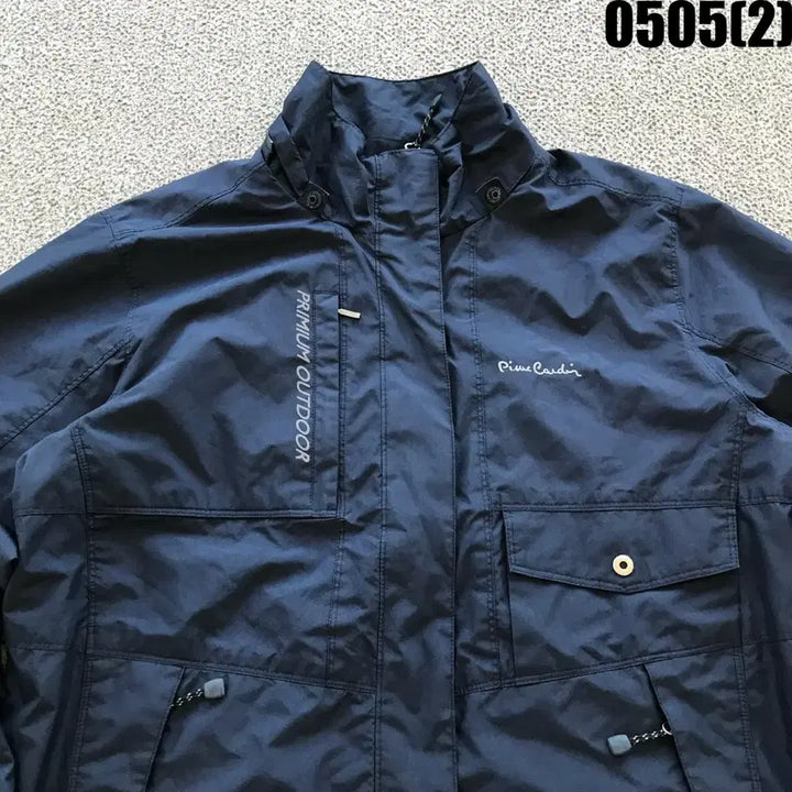 [BUNJANG] Pierre Cardin Navy Windbreaker Jacket (Size 95) / 피에르가르뎅 네이비 바람막이 자켓 95