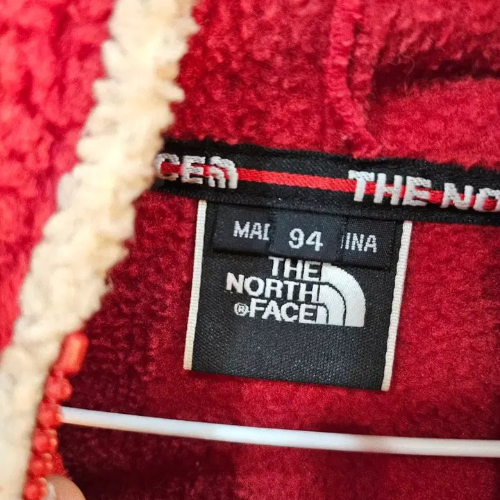 [BUNJANG] The North Face Red Fleece Jacket / <만원빈티지>노스페이스 레드 뽀글이 플리스 자켓
