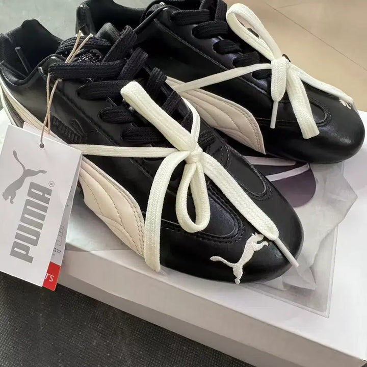 [BUNJANG] Puma x Rosé Speedcat PRM Black Warm White 230mm / 푸마 x 로제 스피드캣 PRM 블랙 웜 화이트 230MM