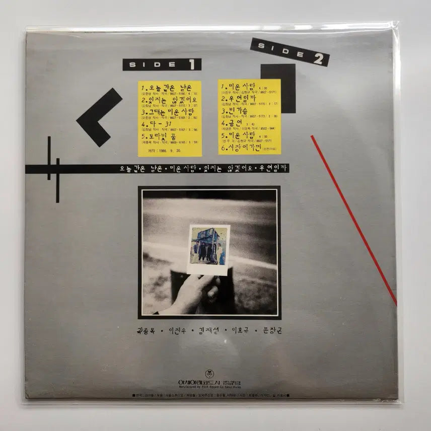 [BUNJANG] Geonahdeul 3rd Album LP / 건아들 3집 LP / NM