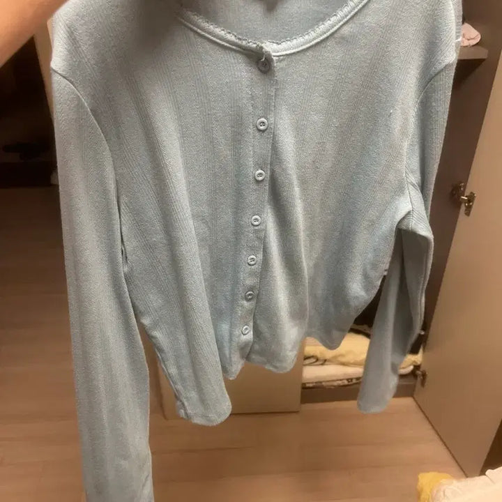 [BUNJANG] Brandy XL Sky Blue Cardigan / 브랜디 XL 하늘색 가디건