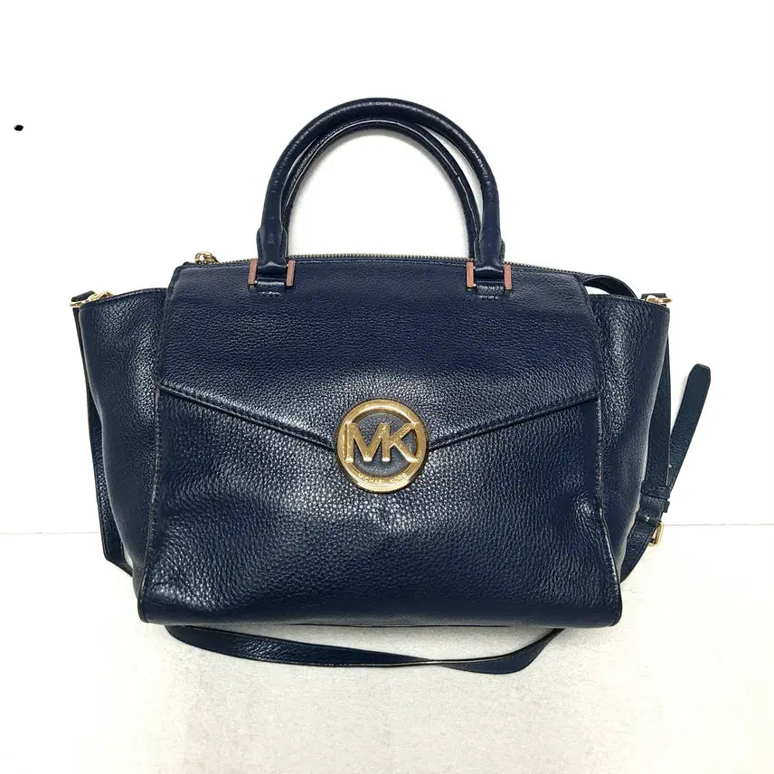 [BUNJANG] Michael Kors Genuine Leather Medium Tote Shoulder Crossbody Bag / 정품)마이클코어스 가방(천연가죽)