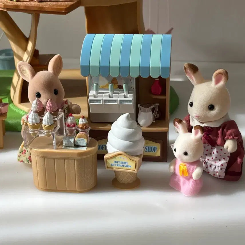 [BUNJANG] Sylvanian Families Old Soft Ice Cream Shop / 실바니안 올드 소프트 아이스크림 가게 (2811)