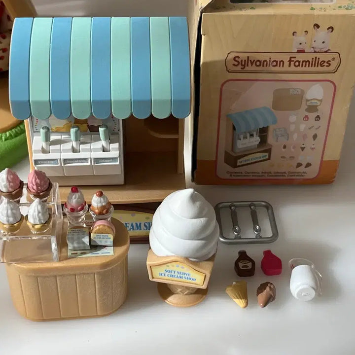 [BUNJANG] Sylvanian Families Old Soft Ice Cream Shop / 실바니안 올드 소프트 아이스크림 가게 (2811)