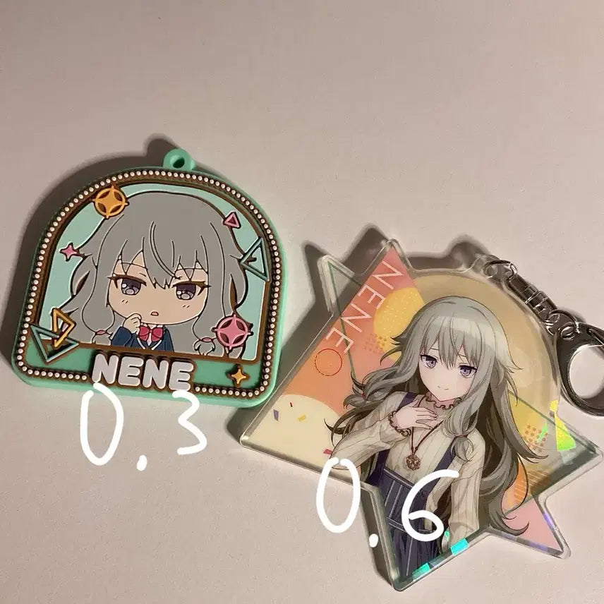 [BUNJANG] Kusanagi Nene Acrylic Charm Set / 쿠사나기 네네 키링 판매