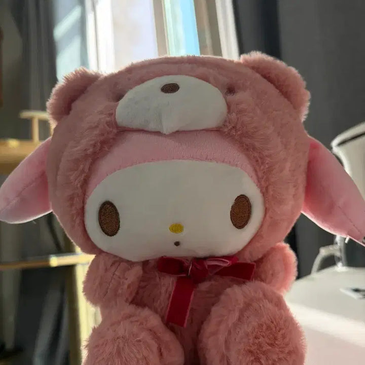 [BUNJANG] Nakajima My Melody Pink Ribbon Plush Doll / 나카지마 마이멜로디 핑크 리본 봉제인형