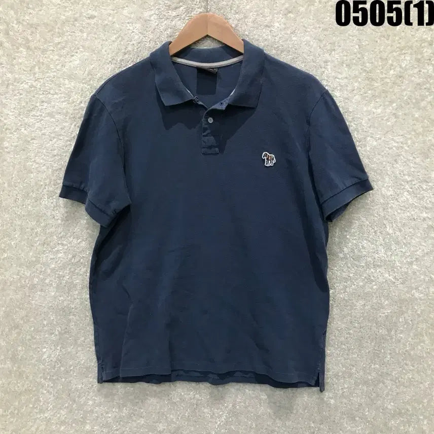 [BUNJANG] Paul Smith Navy Short Sleeve Polo Shirt Size S / 폴스미스 반팔 카라티 네이비 s