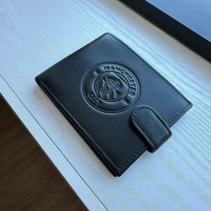 [BUNJANG] Manchester City Official Emblem Leather Wallet / 맨시티 가죽지갑