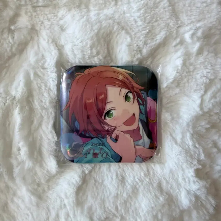 [BUNJANG] Ensemble Stars Aoi Hinata Twinkle Square Can Badge (Sealed) / 앙스타 별빛 사각 캔뱃지 아오이 히나타 트윙크 앙상블스타즈 중스타 각전
