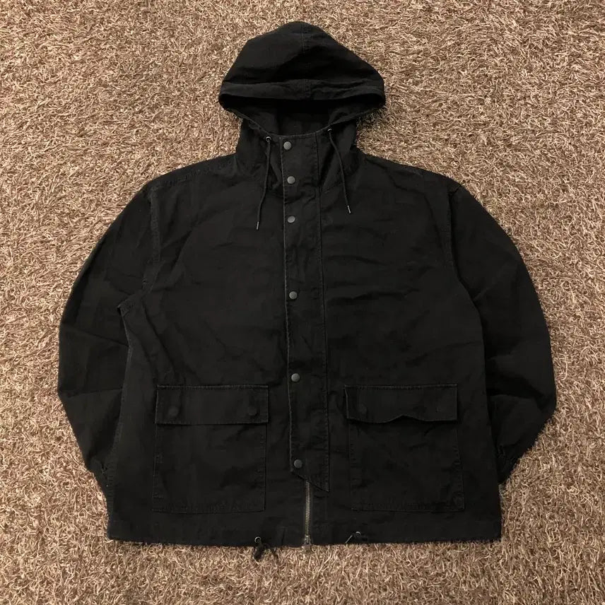 [BUNJANG] L Partimento Loose Fit Canvas Hooded Jacket / L 파르티멘토 루즈핏 캔버스 후드 자켓