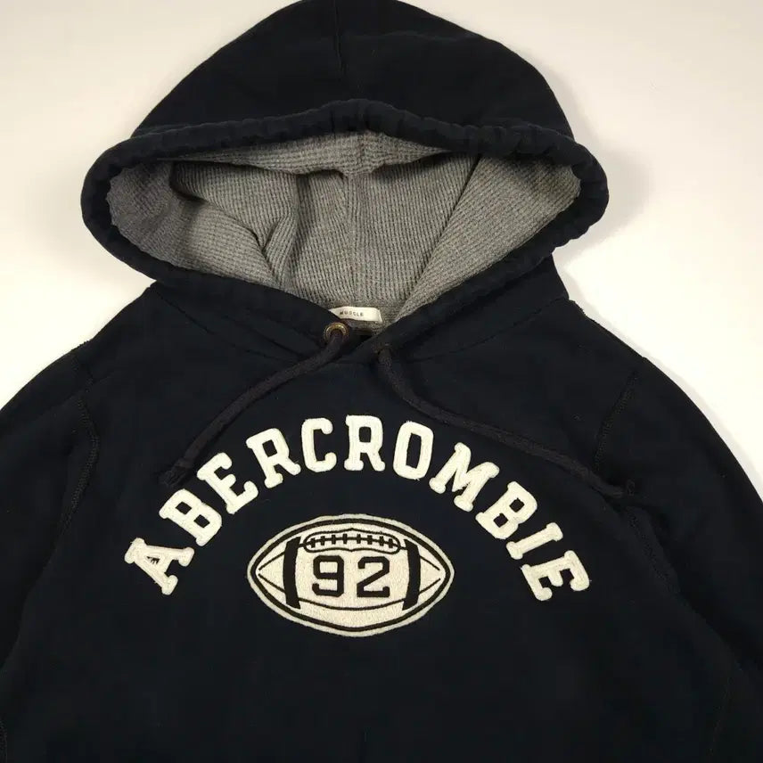 [BUNJANG] Abercrombie &amp; Fitch Navy Hoodie XL / 아베크롬비 네이비 후드티 [XL]