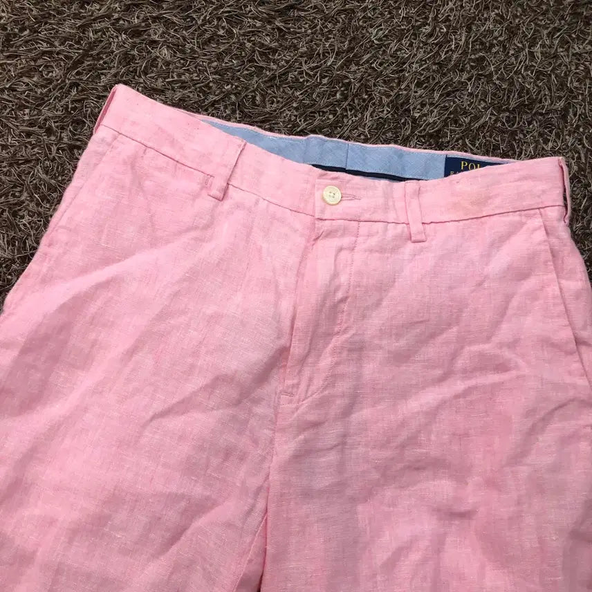 [BUNJANG] Polo Ralph Lauren Linen Pink Shorts / 28 폴로 랄프로렌 린넨 핑크 반바지