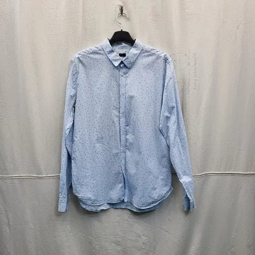 [BUNJANG] Paul Smith Blue Dot Long Sleeve Shirt / 폴스미스 블루 도트 긴팔 셔츠