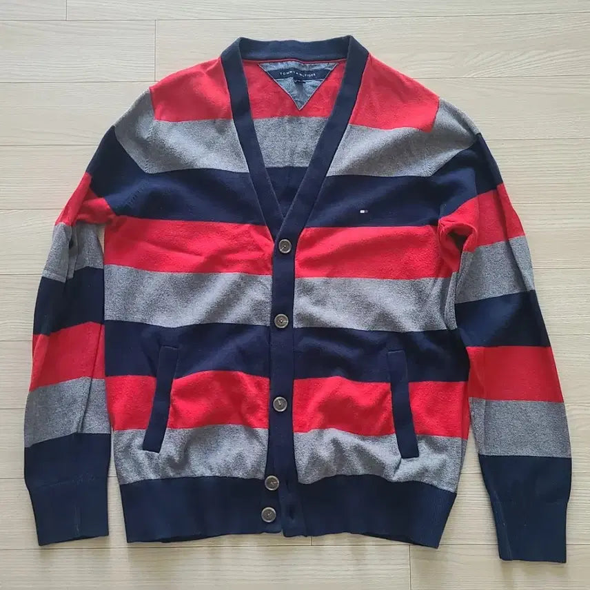 [BUNJANG] Tommy Hilfiger Cotton Cardigan Jacket Jumper / 타미힐피거 면가디건 100 105 110 정품 힐피거 자켓  점퍼