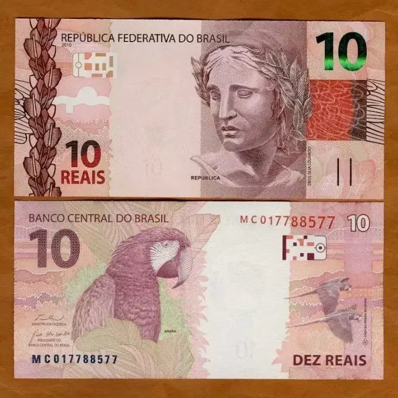 [BUNJANG] Brazil 2010 10 Real Uncirculated / 브라질 2010 10헤알 미사용