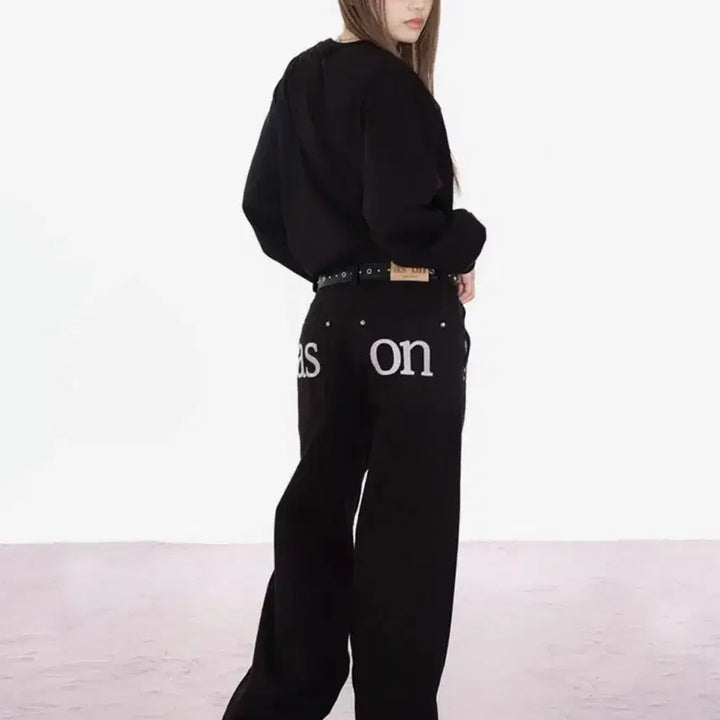 [BUNJANG] Ason SMOG Wide Pants Black / 애즈온 ason SMOG WIDE PANTS / BLACK