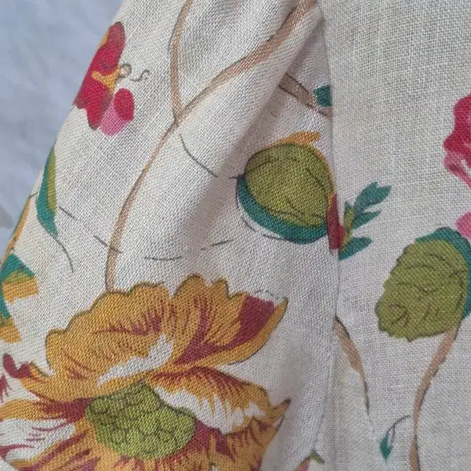 [BUNJANG] Bicolicque Floral 100% Linen Maxi Dress / 비꼴리끄   플로랄   린넨100%   원피스.