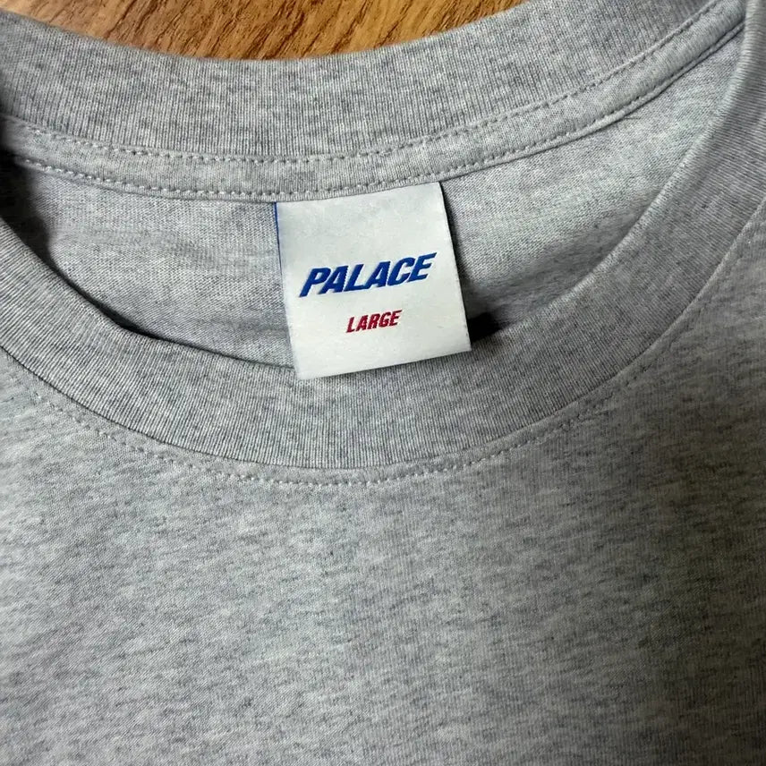 [BUNJANG] Palace Grey Basic Long Sleeve T-Shirt L / 팔라스 롱슬리브 L