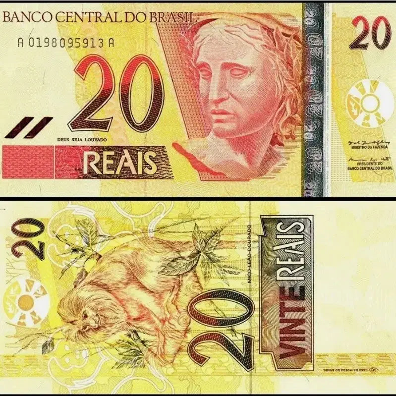 [BUNJANG] Brazil 2002 20 Real Uncirculated / 브라질 2002 20헤알 미사용