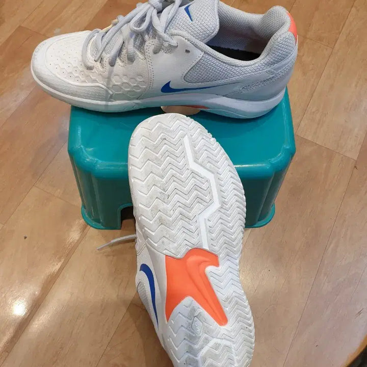 [BUNJANG] Nike Tennis Shoes White/Blue / 나이키 테니스화 화이트/블루