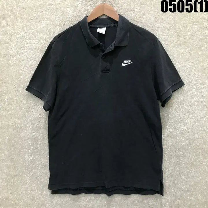 [BUNJANG] Nike Black Short Sleeve Polo Shirt XL / 나이키 블랙 반팔 카라티 XL
