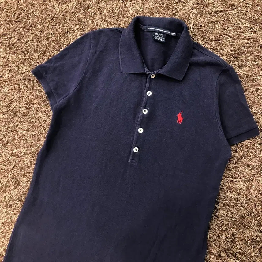 [BUNJANG] Ralph Lauren Polo Collar Short Sleeve Dress / S 랄프로렌 카라 반팔 원피스