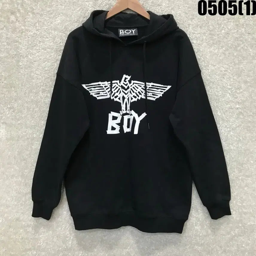 [BUNJANG] Boy London Black Hoodie S / 보이런던 블랙 후드티 s