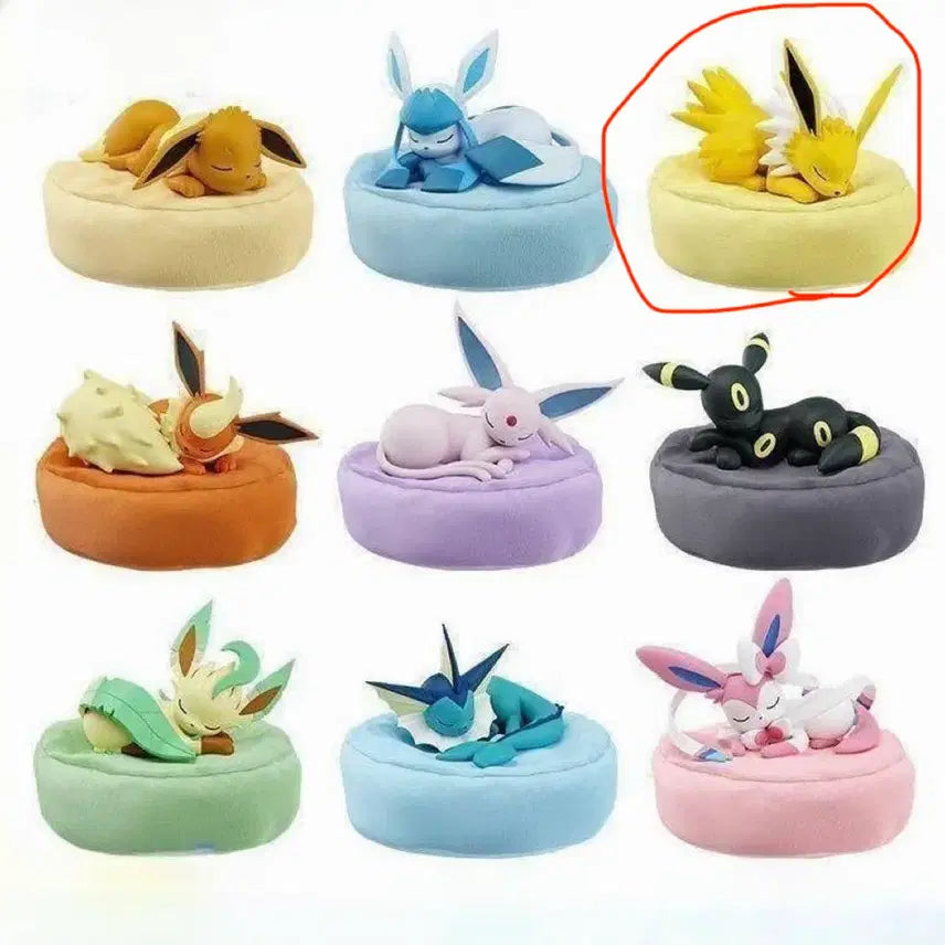 [BUNJANG] Pokemon Sleeping Pose Series Figure - Jolteon / 포켓몬스터 이브이 잠자는 자세 시리즈 피규어_쥬피썬더