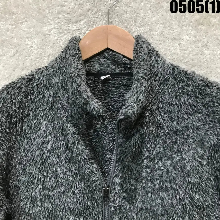 [BUNJANG] Uniqlo Gray Fleece Zip-Up Jacket (M) / 유니클로 그레이 후리스 집업 자켓 m