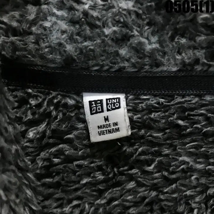 [BUNJANG] Uniqlo Gray Fleece Zip-Up Jacket (M) / 유니클로 그레이 후리스 집업 자켓 m