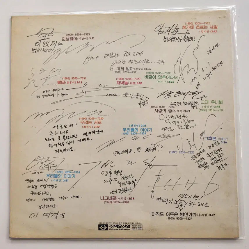 [BUNJANG] Jeon Youngrok LP (Near Mint) / 전영록 LP / NM