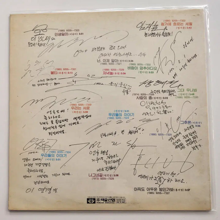 [BUNJANG] Jeon Youngrok LP (Near Mint) / 전영록 LP / NM