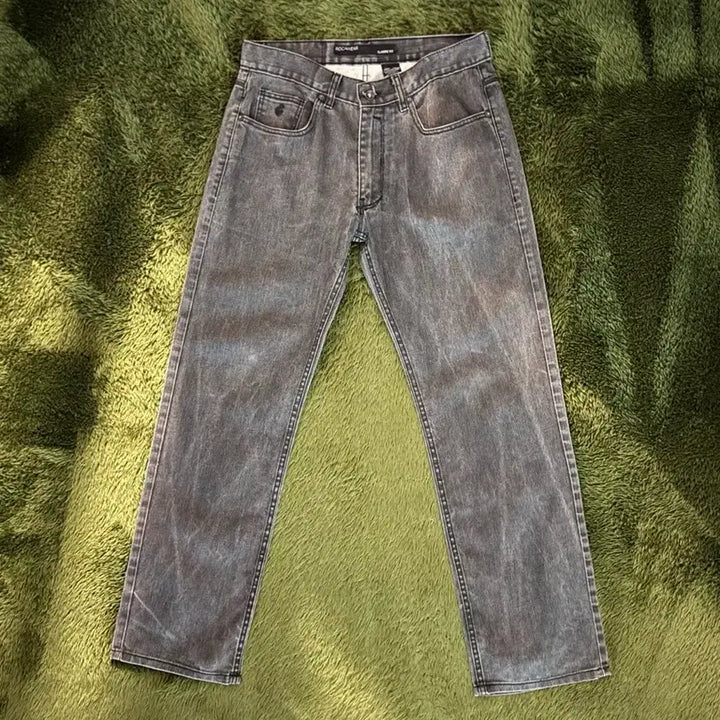 [BUNJANG] Roca Wear Vintage Washed Textured Denim Pants / [34] Roca Wear 로카웨어 빈티지 워싱 텍스쳐드 데님 팬츠