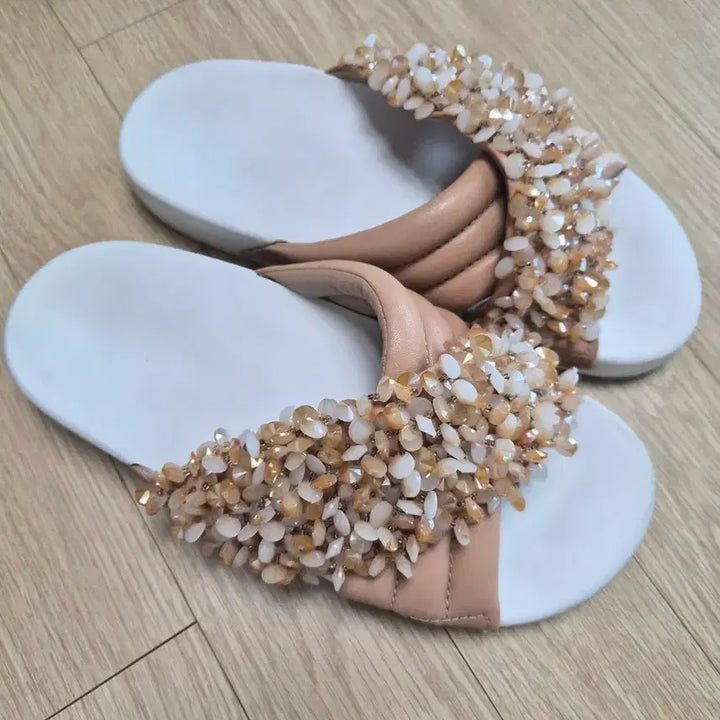 [BUNJANG] Tory Burch Beaded Strap Sandals / 토리버치 샌들 230~235