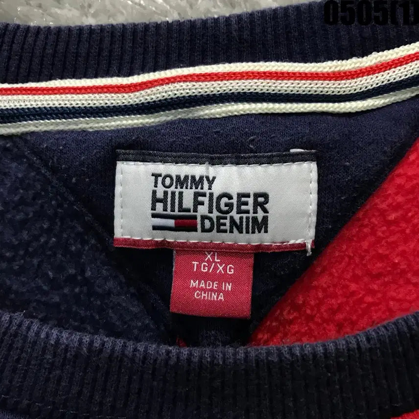 [BUNJANG] Tommy Hilfiger Colorblock Sweatshirt XL / 타미힐피거 컬러블럭 맨투맨 XL