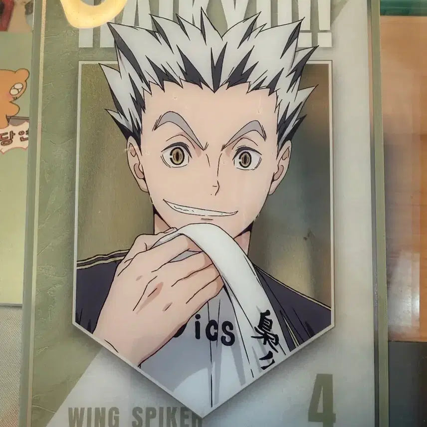 [BUNJANG] Haikyuu!! Kotaro Bokuto Acrylic Shikishi / 하이큐 보쿠토 코타로 아크릴 색지