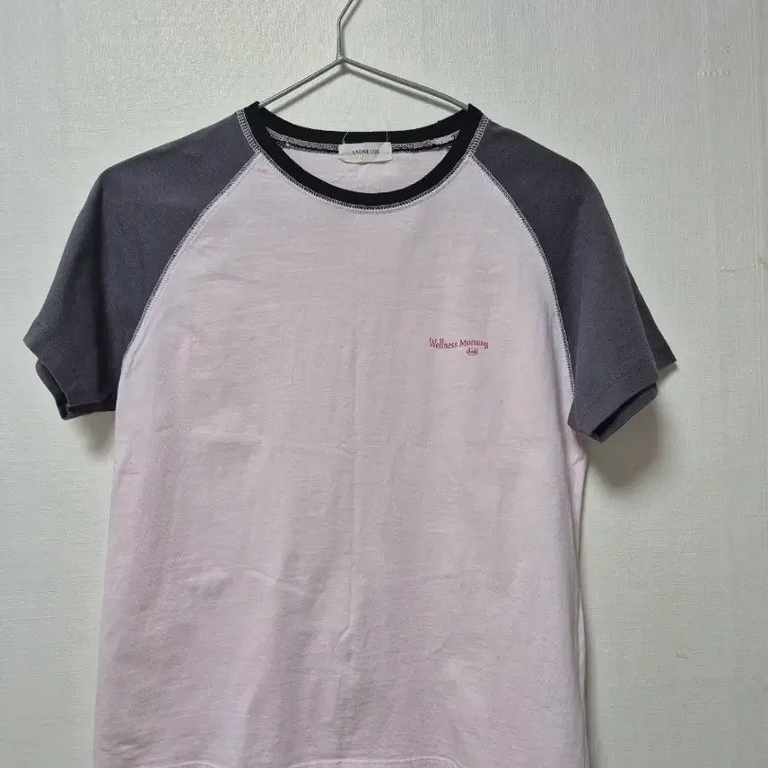 [BUNJANG] Annies Sandy Raglan Short Sleeve T-Shirt Pink / 앤니즈 - 샌디 래글런 반팔 티셔츠핑크