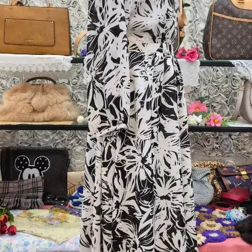 [BUNJANG] Chiffon Long Dress / 이쁜 쉬폰 롱원피스 (55 66 77)