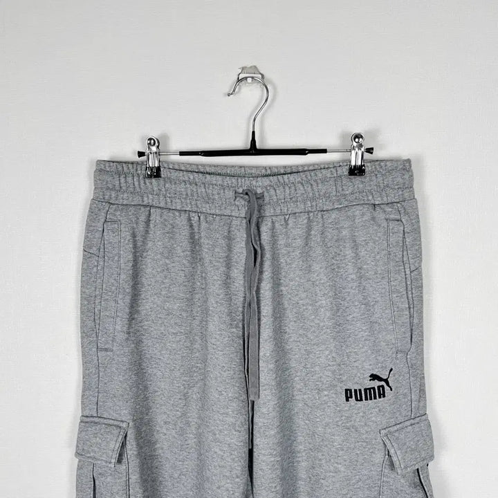 [BUNJANG] Puma Fleece Cargo Jogger Training Pants (Grey, Men&