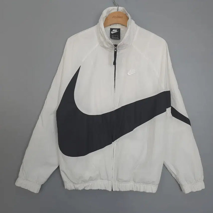 [BUNJANG] Nike Big Swoosh Windbreaker White S / 나이키 NIKE 빅 스우시 바람막이 화이트 S