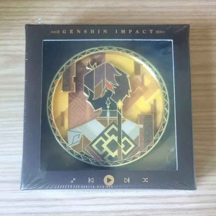 [BUNJANG] Genshin Impact Zhongli Metal Rotating Badge Unsealed / 원신 종려 메탈 회전 뱃지 금속 배지 미개봉 정열의 대합주 무지갯빛 투어