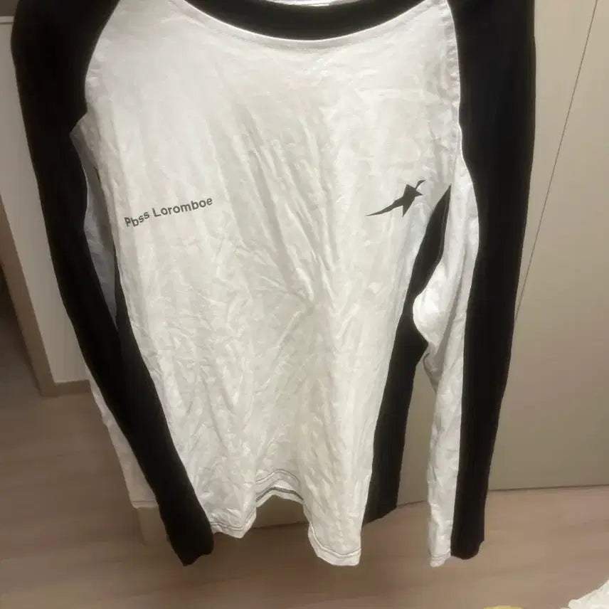 [BUNJANG] Colorblock Long-Sleeve T-Shirt / 배색티