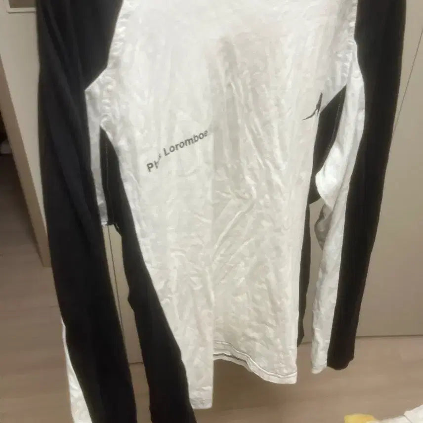 [BUNJANG] Colorblock Long-Sleeve T-Shirt / 배색티