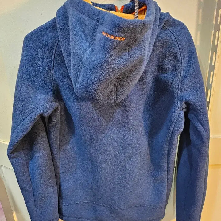 [BUNJANG] New Balance Blue Fleece Hooded Zip-Up Jacket / <만원빈티지>뉴발란스 블루 후리스 후드 집업