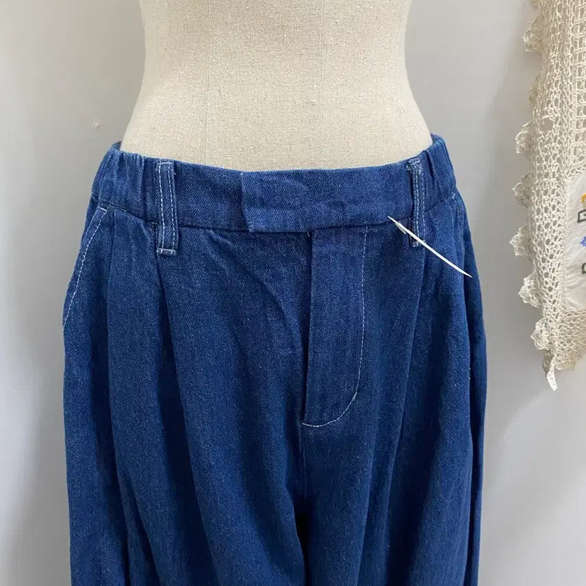 [BUNJANG] Denim Balloon Pants / 진청 벌룬PT