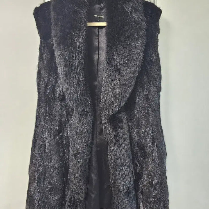 [BUNJANG] M.Sense 100% Natural Mink &amp; Fox Fur Combination Vest / 미센스 천연 밍크 100% &amp; 폭스퍼 콤비 베스트