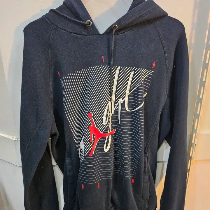 [BUNJANG] Jordan Flight Black Hoodie / <만원빈티지>조던 Flight 블랙 후드티