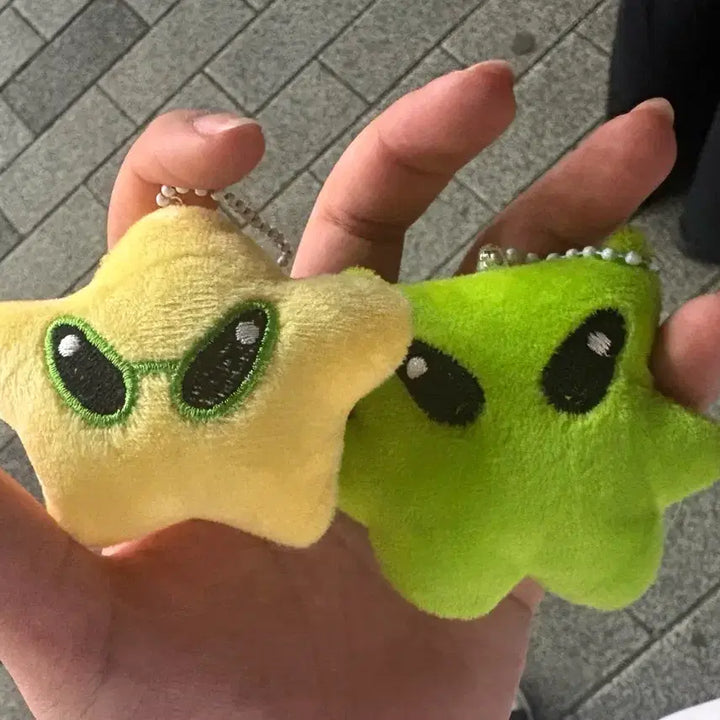 [BUNJANG] Park Ji Hoon Alien/Star Keyring / 박지훈 외계인/별 인형키링