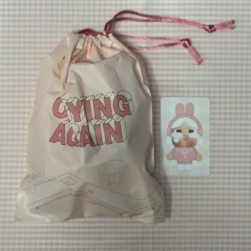 [BUNJANG] Pop Mart Crybaby Again Keychain - Rabbit / 팝마트 크라이베이비 어게인키링-토끼